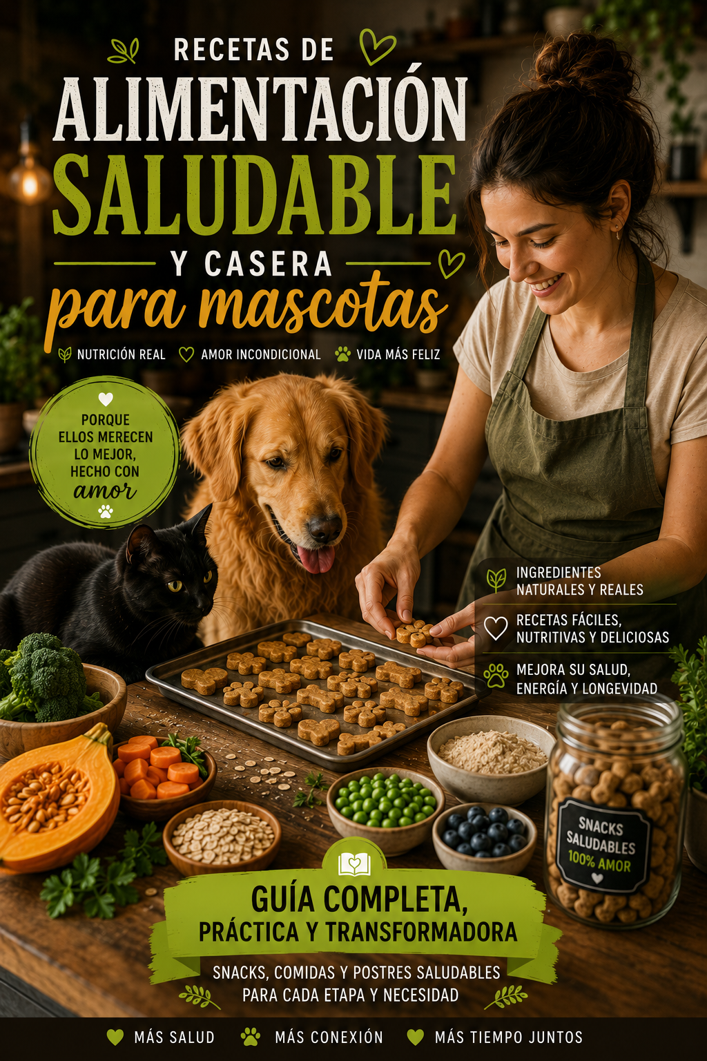 Comida saludable para tu mascota ,+ 3 ebooks .   Convierte tu Pasión en un Emprendimiento Exitoso